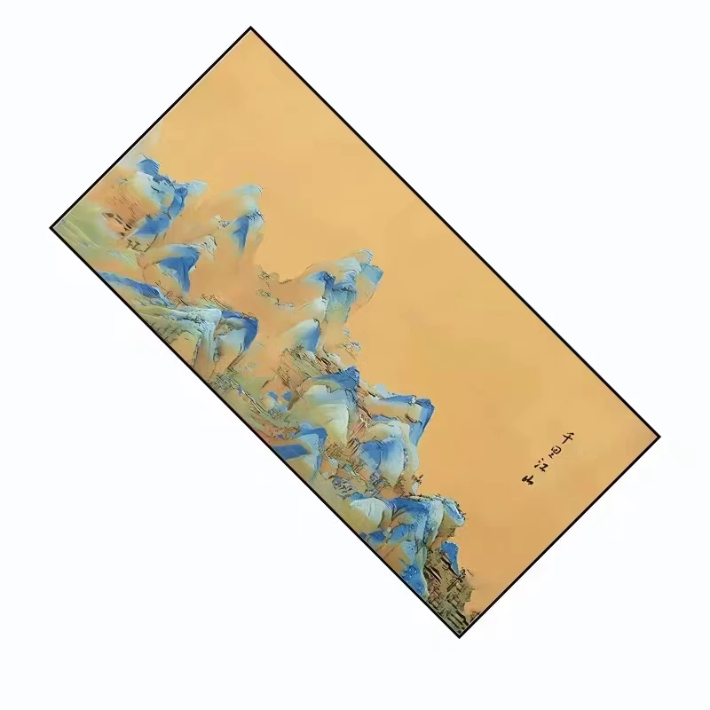 （补贴福利）茶巾加厚中式桌布禅意养壶专用棉麻茶布彩绘