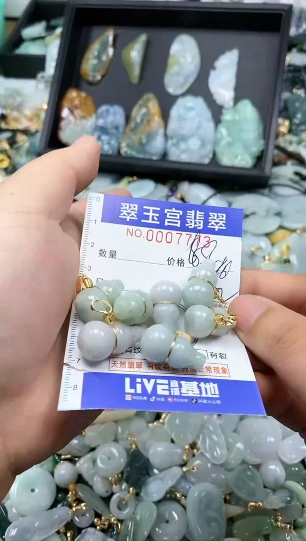 【闪购商品】翡翠颈饰未镶嵌0007773多样发其一
