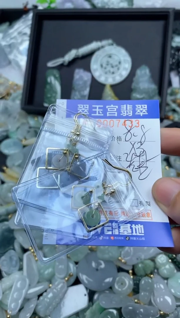 【闪购商品】翡翠颈饰未镶嵌0007433多样性发其一