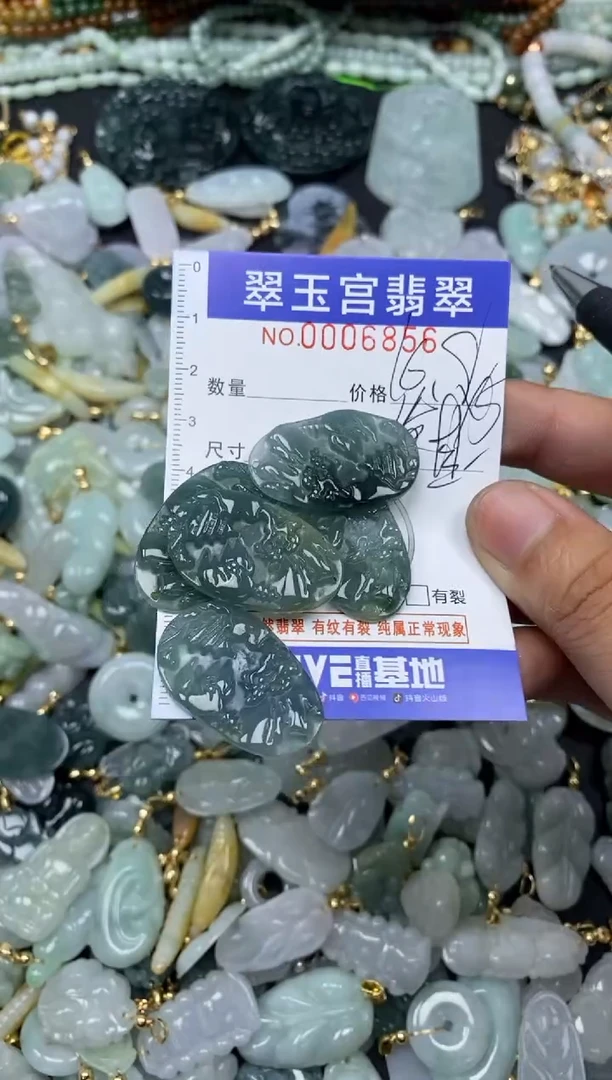 【闪购商品】翡翠颈饰未镶嵌0006856多样性发其一