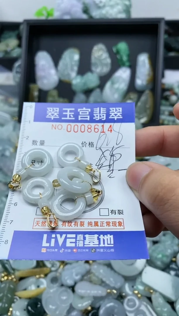 【闪购商品】翡翠颈饰未镶嵌0008614多样性发其一