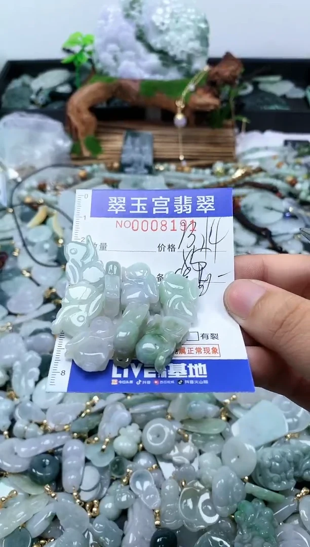 【闪购商品】翡翠颈饰未镶嵌0008191多样性发其一