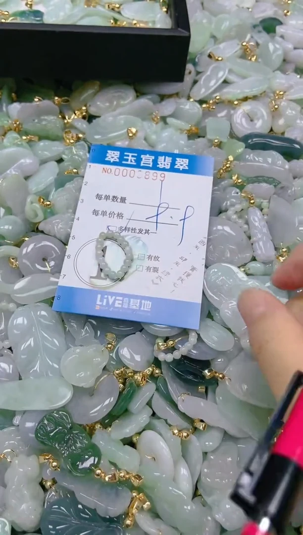 【闪购商品】翡翠颈饰未镶嵌闪购商品0003899多样性发其一