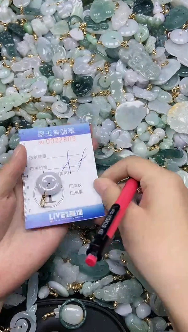 【闪购商品】翡翠颈饰未镶嵌闪购0022809多样性发其一