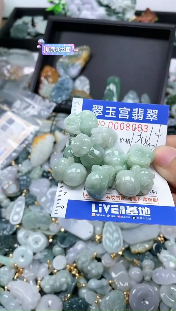 【闪购商品】翡翠颈饰未镶嵌0008003多样性发其一