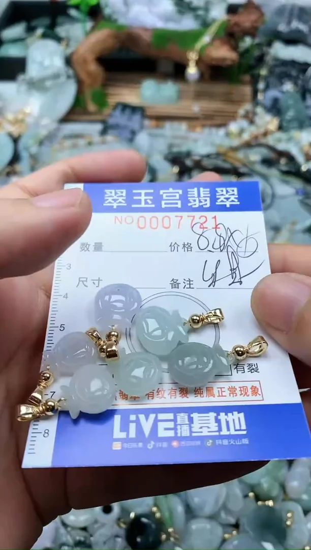 【闪购商品】翡翠颈饰未镶嵌0007721多样性发其一