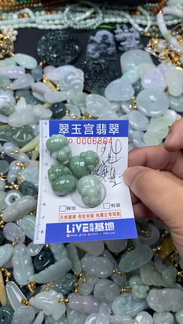 【闪购商品】翡翠颈饰未镶嵌0006804多样性发其一