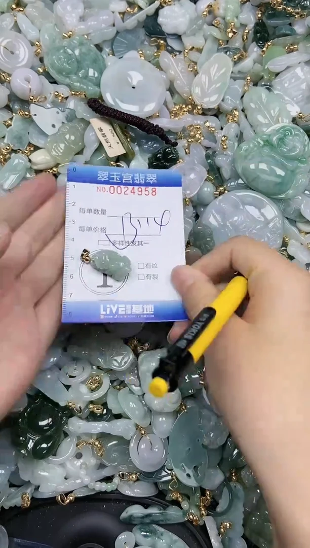 【闪购商品】翡翠颈饰未镶嵌闪购0024958多样性发其一