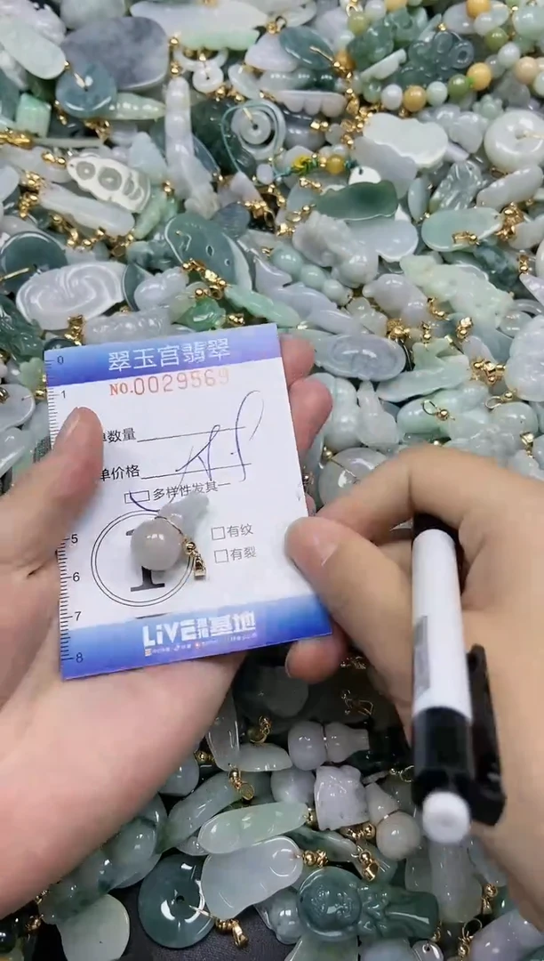 【闪购商品】翡翠颈饰未镶嵌闪购0029569多样性发其一