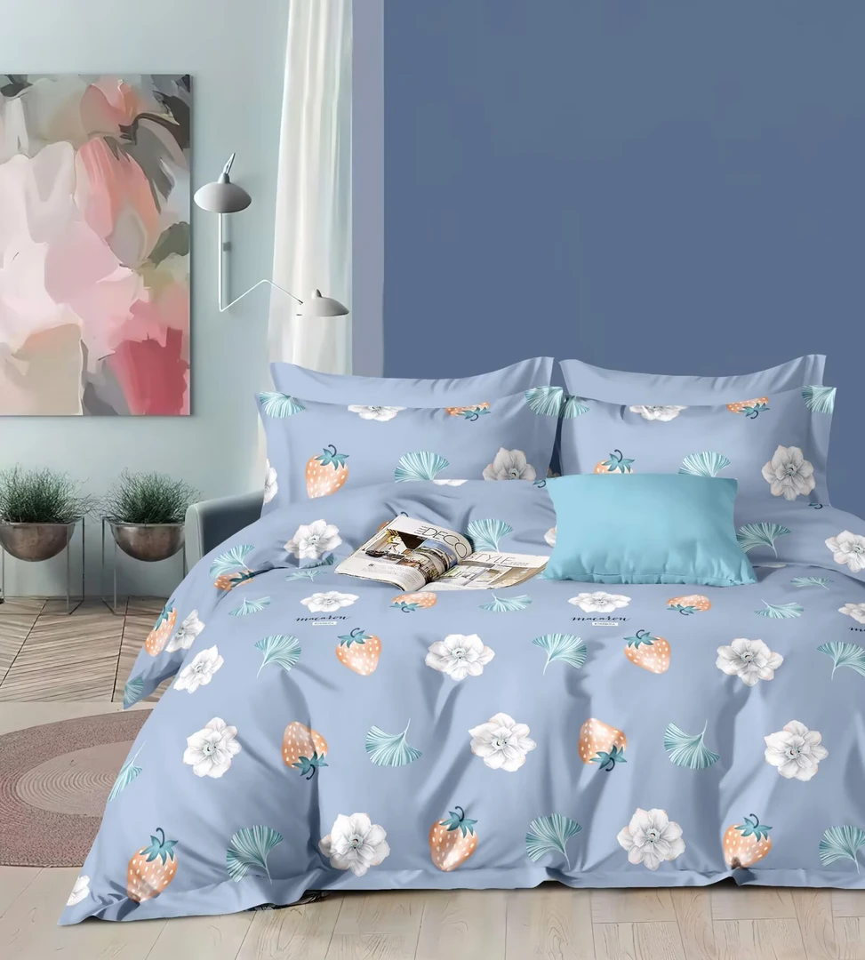 （花之漫兰-床单）2.4✖️2.4米（正负5厘米）亲肤柔软舒适