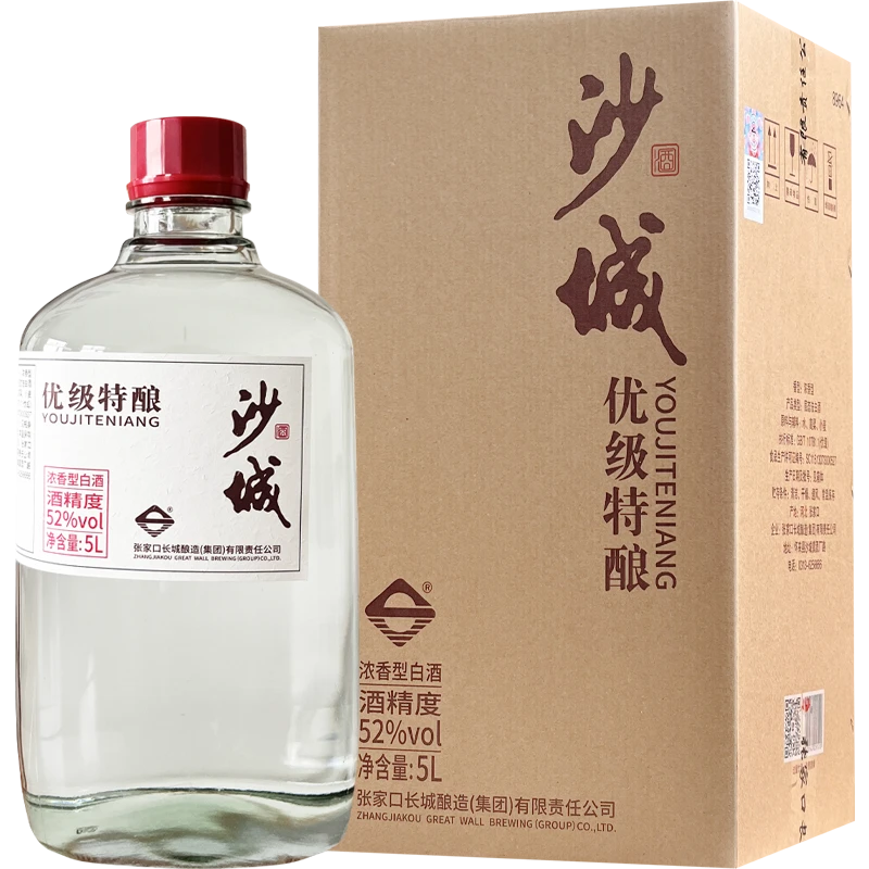 沙城老窖 优级特酿 浓香型白酒大桶酒52度5L