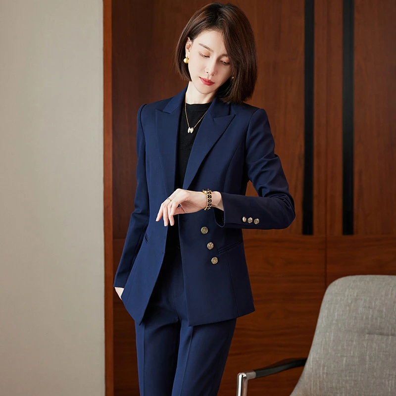 高端西装高端女春秋气质职业装女神范正装工作服正式场合西服外套