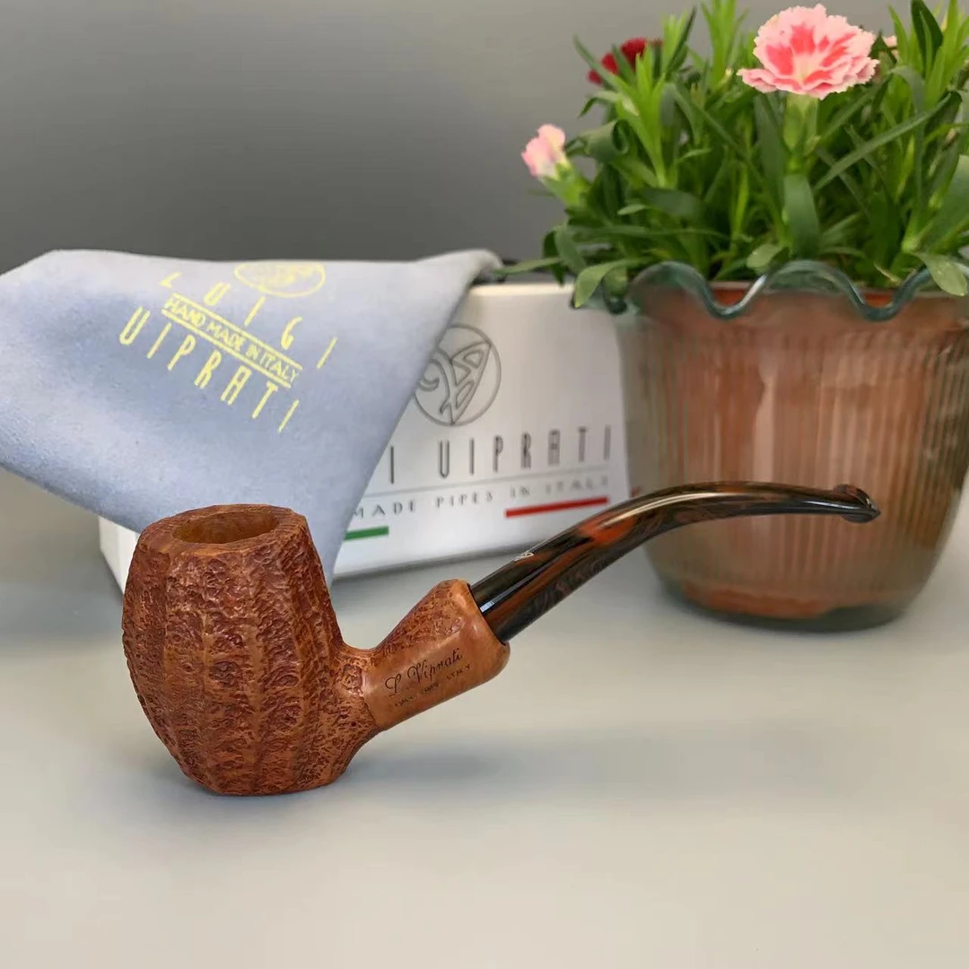 维布拉蒂大师手工斗意大利进口石楠木烟斗L.Viprati