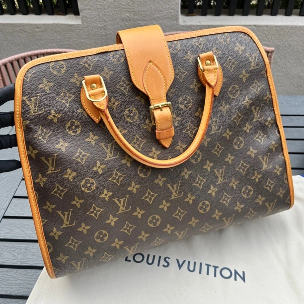 95新 LouisVuitton/路易威登 老花托特公文包 全原
