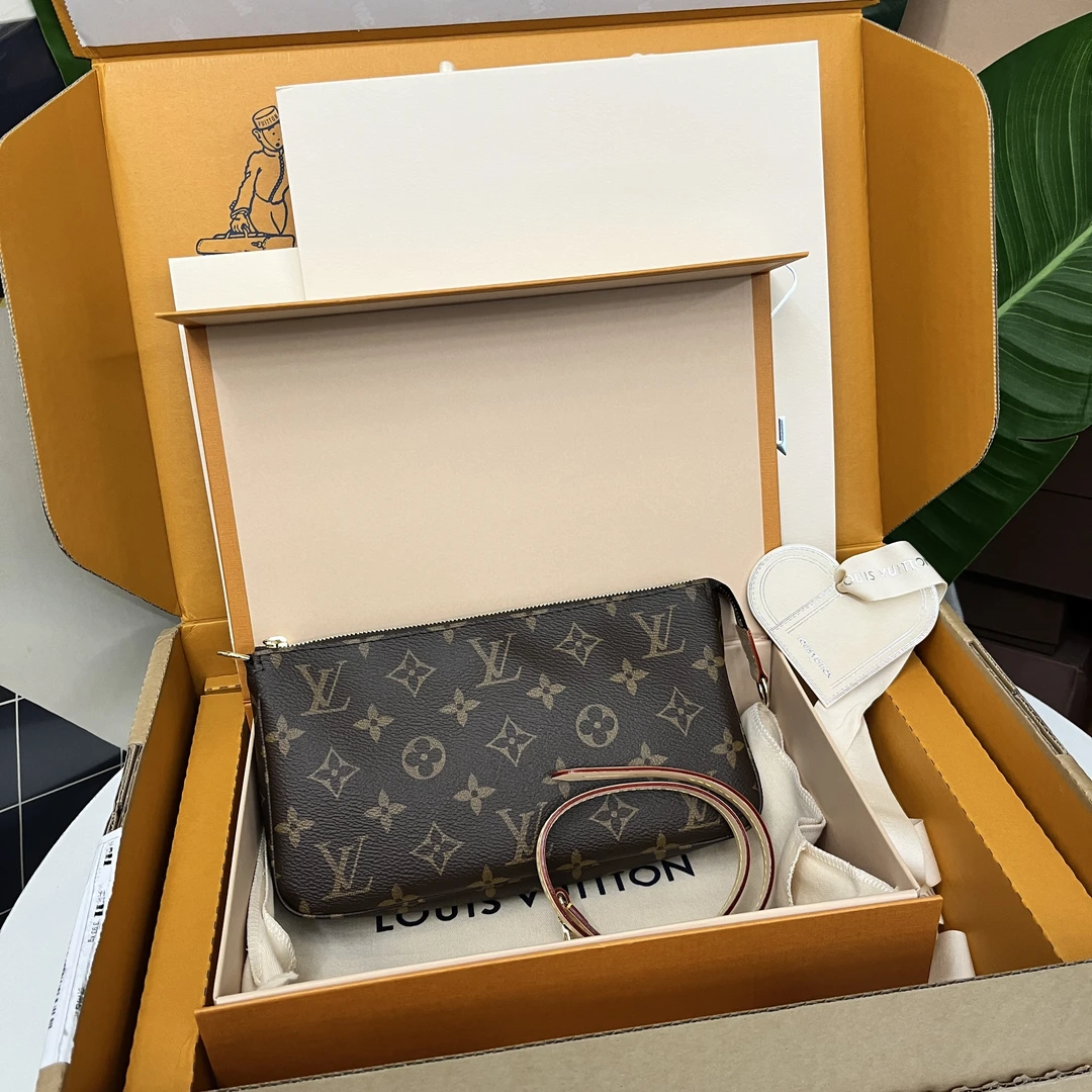 99新 LouisVuitton/路易威登 大号麻将中号手提单肩包配件齐全