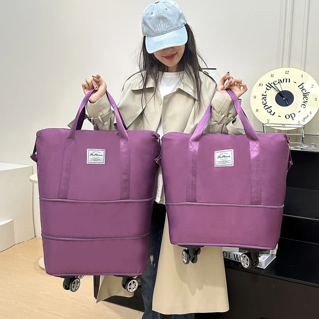 三层扩展可登机插拉杆干湿分离万向轮旅行包出差旅行包健身旅行包
