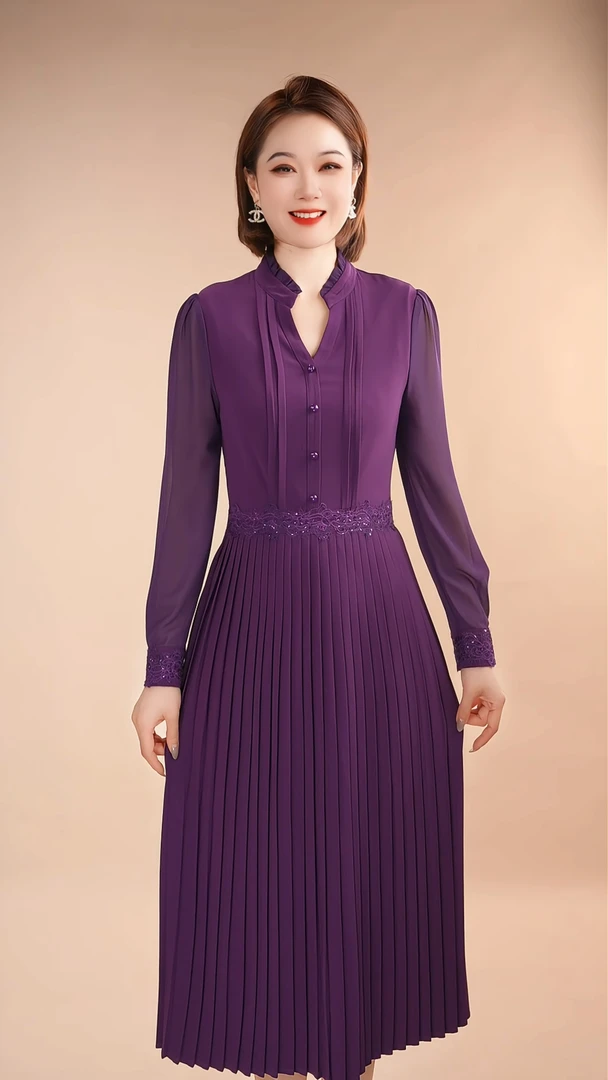 【深圳薇姐清仓】 B高端大码原创遮肉显瘦连衣裙 发顺丰 6309