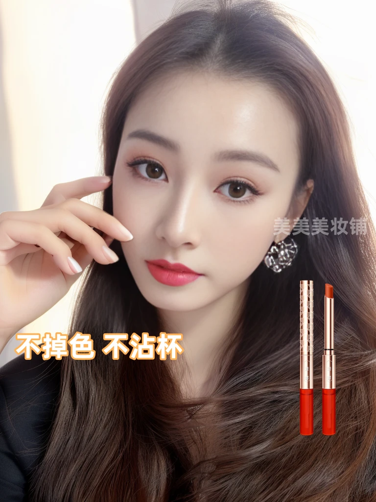 不掉色不沾杯灵感山楂色口红雾面哑光持久防水黄皮素颜显白气质女