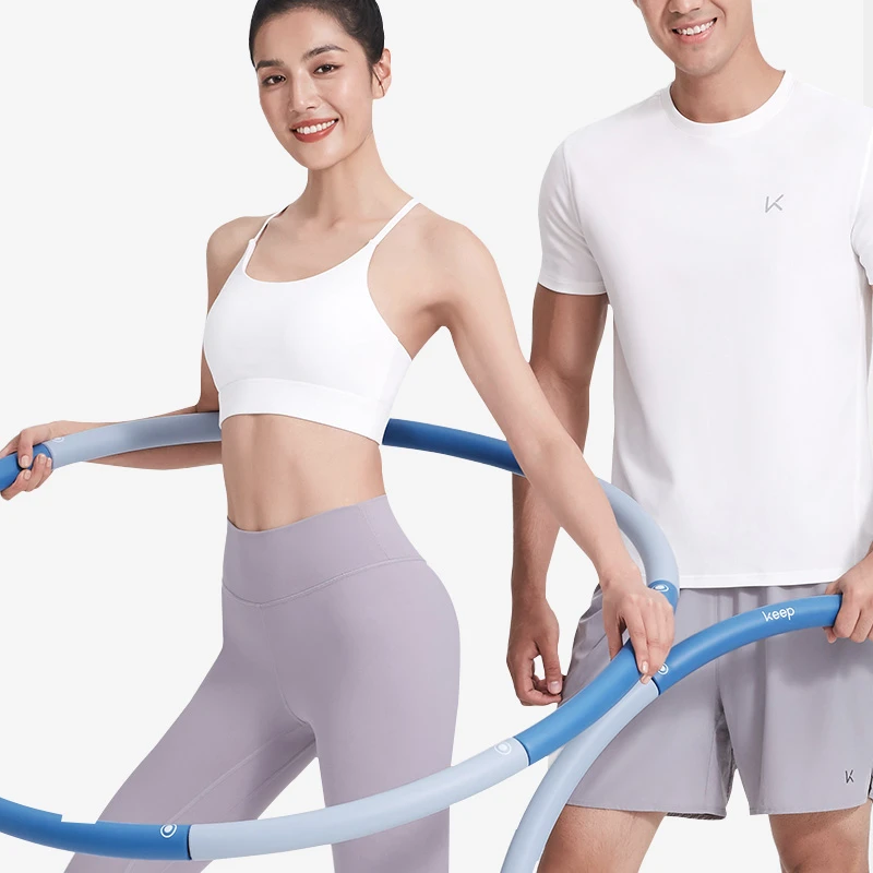 Keep负重呼啦圈收腹美腰可拆卸女瘦腰腹瘦肚运动燃脂塑形成人健身