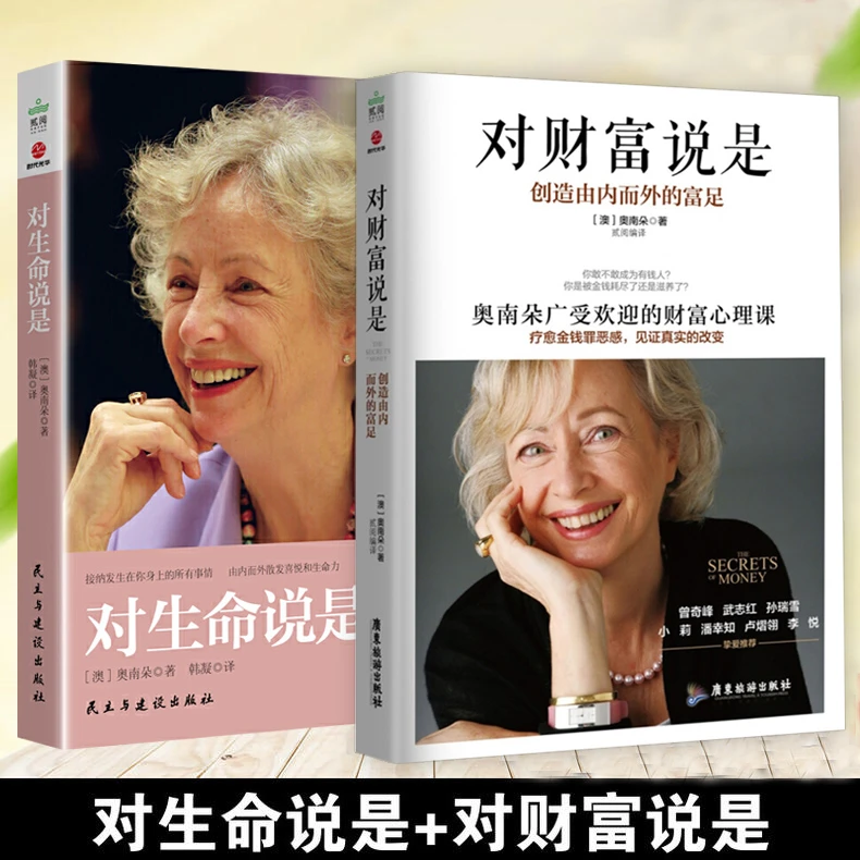 对财富说是 对生命说是 奥南朵创造由内而外的富足哲学心理学书籍