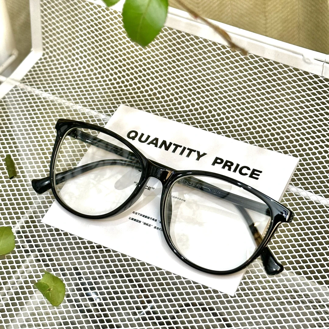 【伪素颜天菜】复古猫眼超轻防蓝光眼镜小香风百搭黑框近视眼镜框架