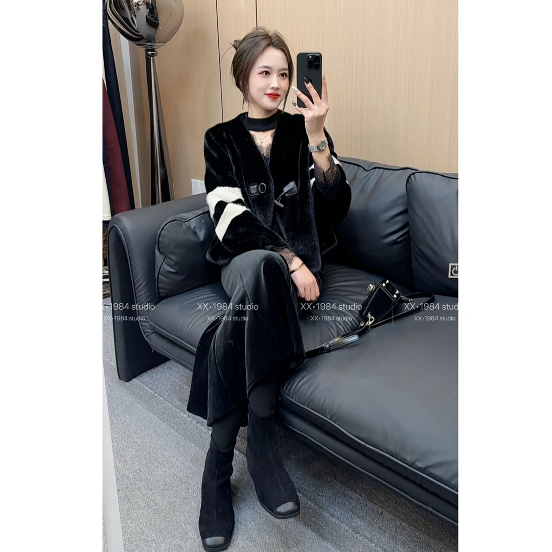 1984  精选【冬日恋人】时尚小众特色高货毛毛外套