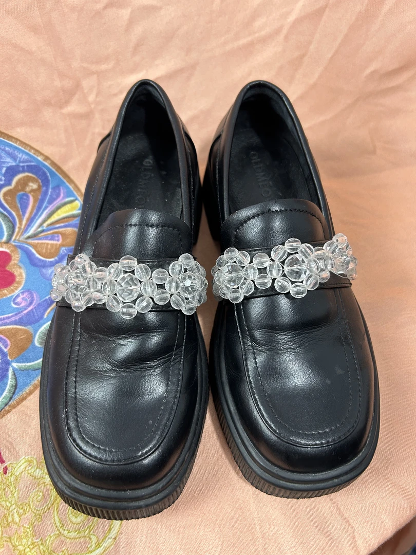 龙哥女士休闲乐福鞋