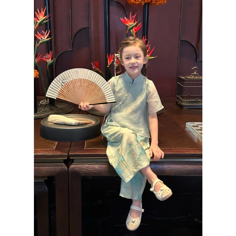 【浮生若梦】女童江南水乡母女款国风套裙儿童中式套装