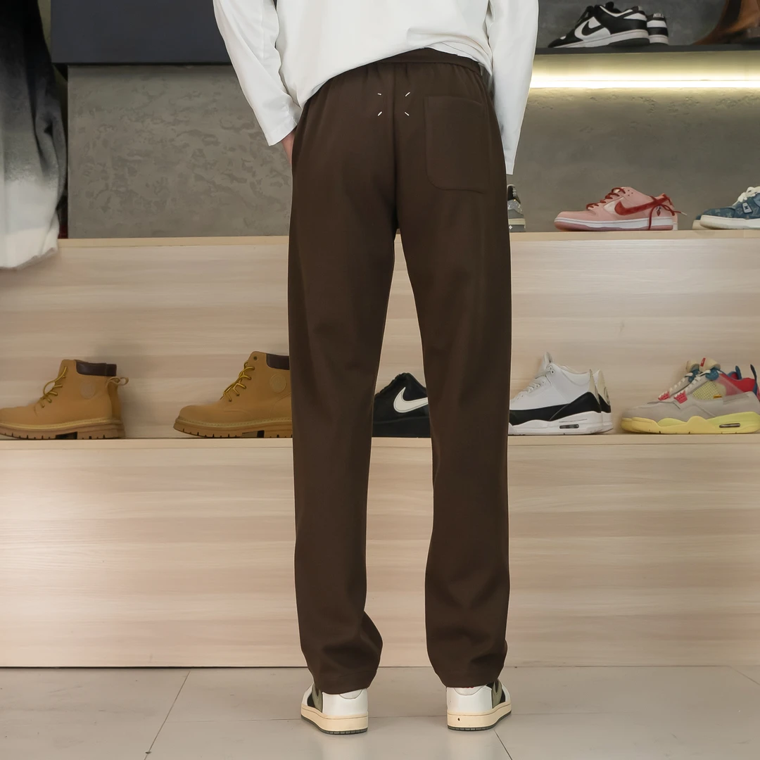 星空呢裤子男2025爆款刺绣休闲裤百搭韩版直筒裤宽松垂感拖地长裤