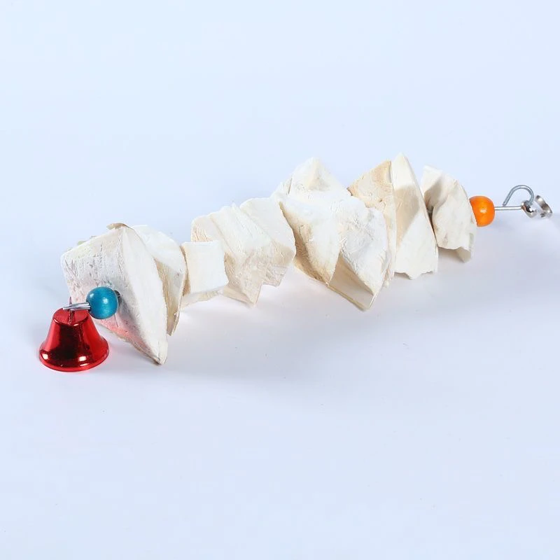 鹦鹉鸟用品啃咬玩具火山石补钙磨牙棒鸟类用具