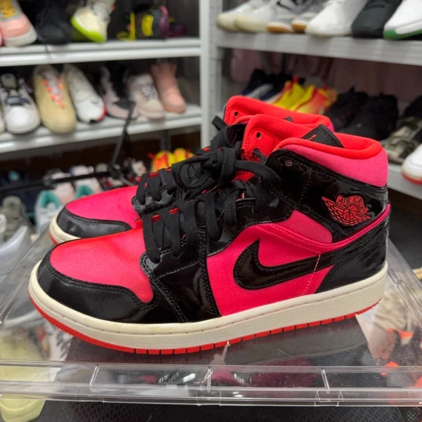 42码 aj黑红 成色不错