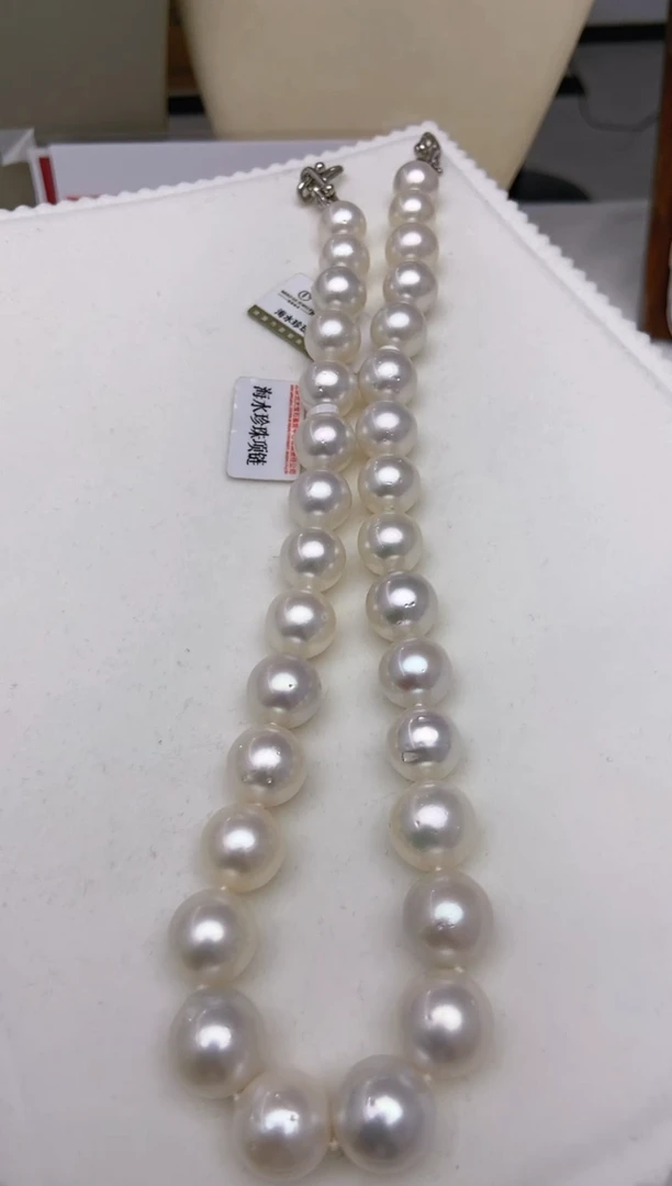 【闪购商品】海水珍珠项链未镶嵌79   11-14+mm