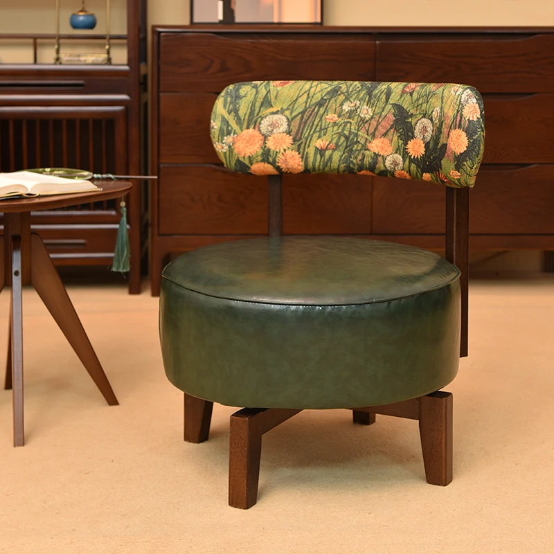 【旋转大沙发】实木新中式懒人椅子沙发椅阳台休闲椅卧室客厅椅