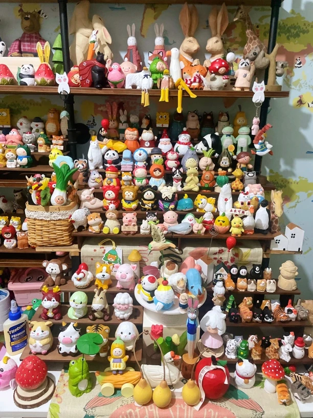 可爱手工木雕-一物一拍-数字对应价格-下单备注编号-联系主播客服