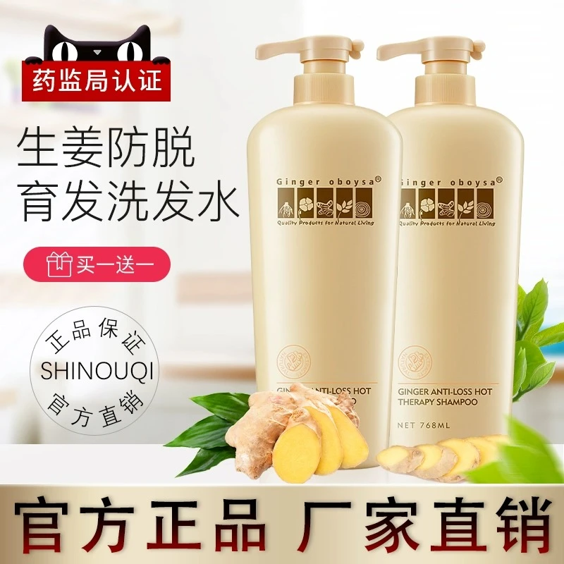 芙缇生姜欧贝莎防脱育发洗发乳丰盈蓬松洗发水控油滋润发质滋养