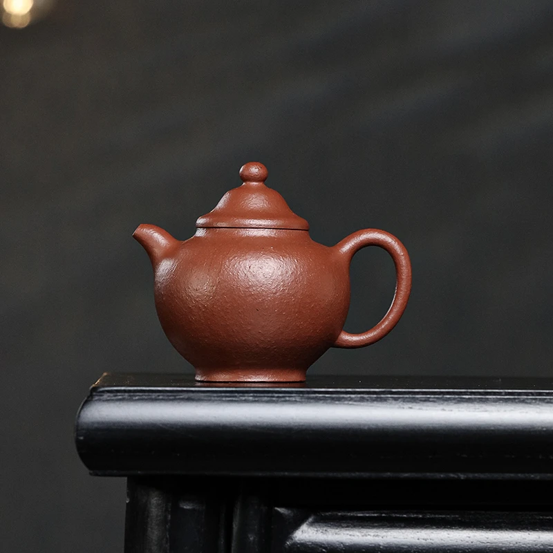摹古赵庄朱泥全手工制作徐恒茂款仲芳掇球壶180cc