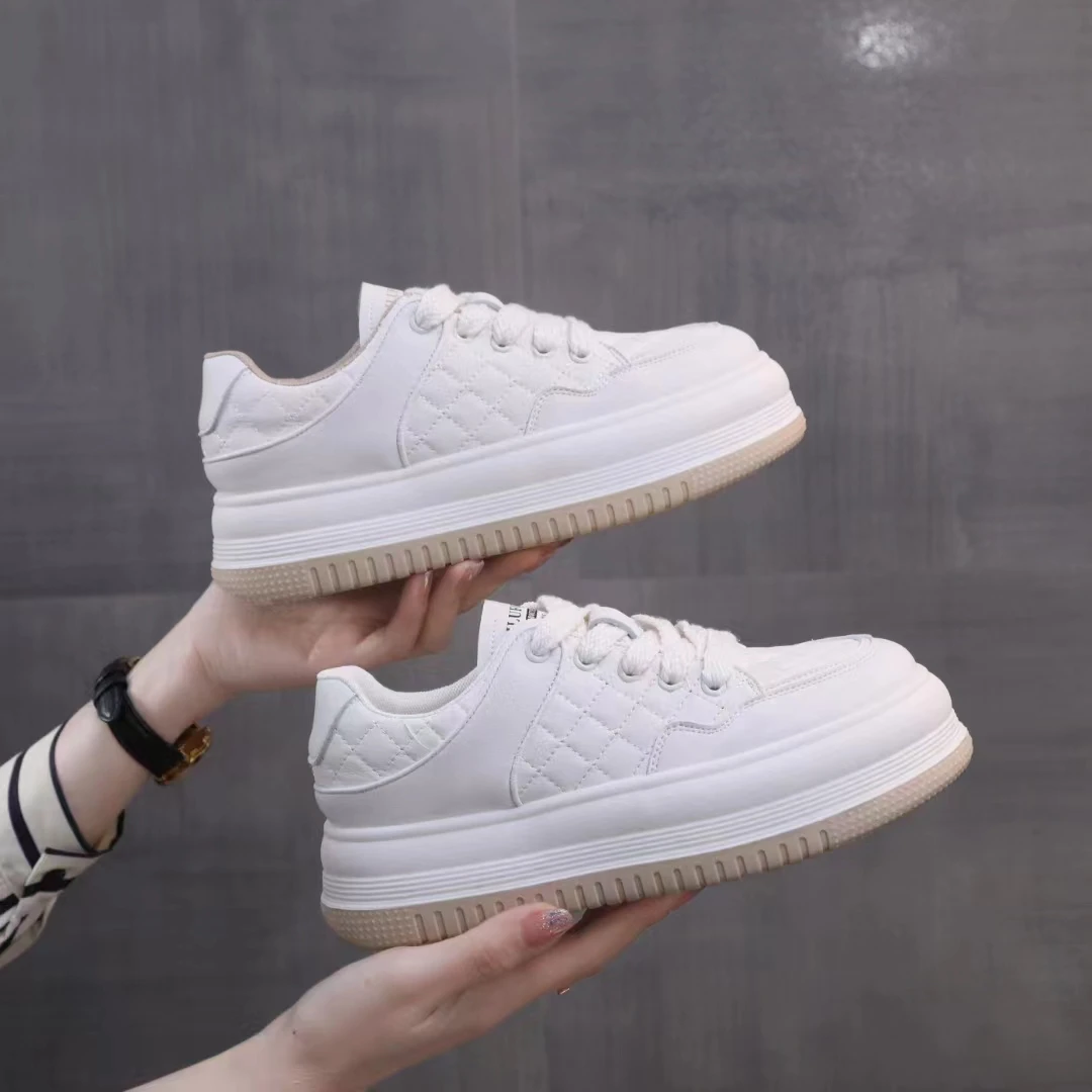 小白鞋百搭时尚厚底春季ins韩版休闲鞋潮流