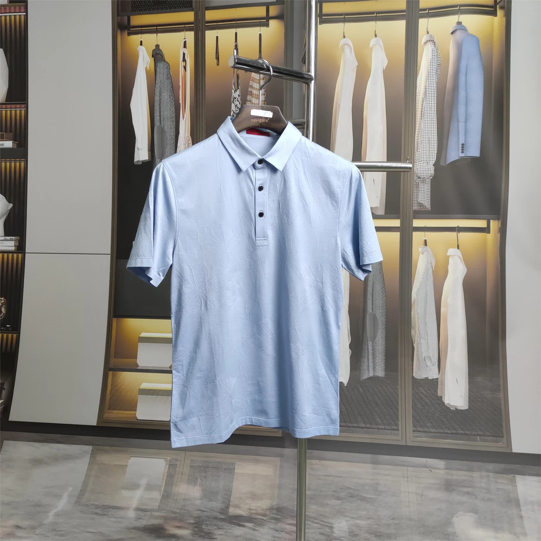 24夏季新品男子上衣休闲男款亲肤polo衫