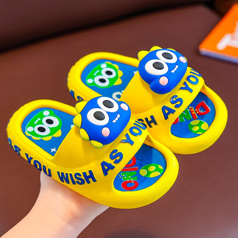 2024新款恐龙夏季儿童拖鞋男童外穿防滑轻盈软底大中小孩凉拖鞋女