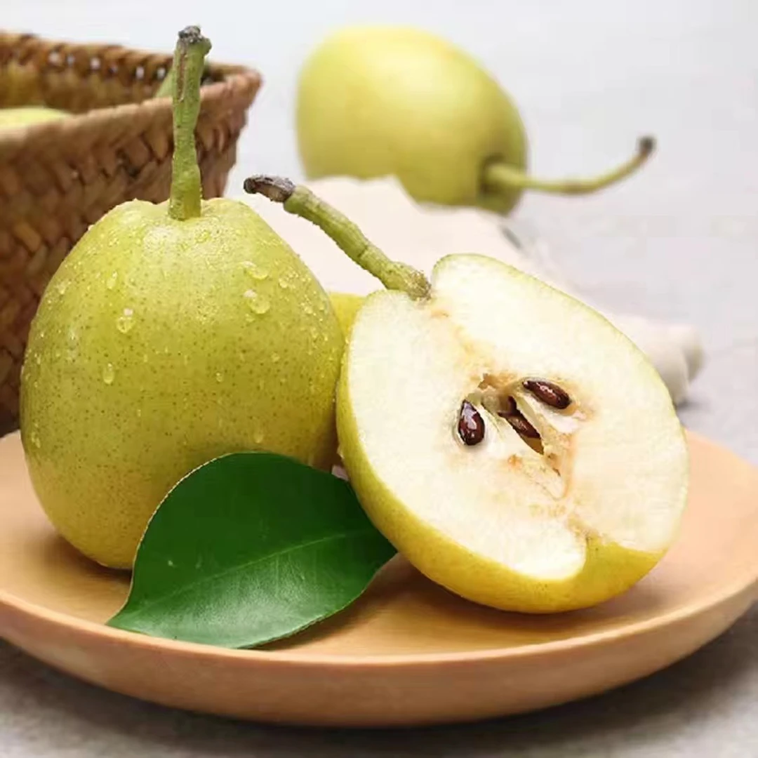【产地直供】果荟 正宗新疆库尔勒香梨净重5.5斤/9斤左右