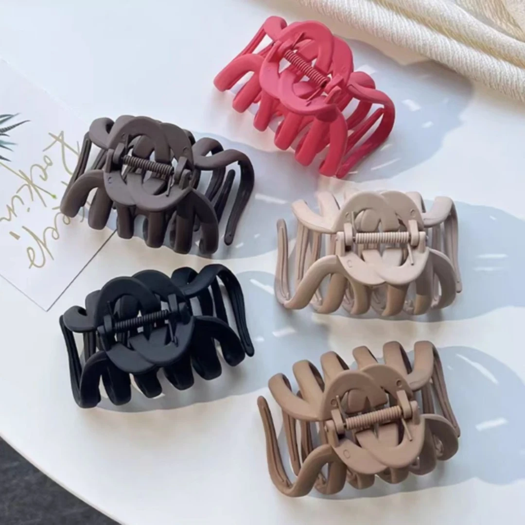 慵懒风气质抓夹复古马尾时尚大号简约发夹抓夹女新娘抓夹