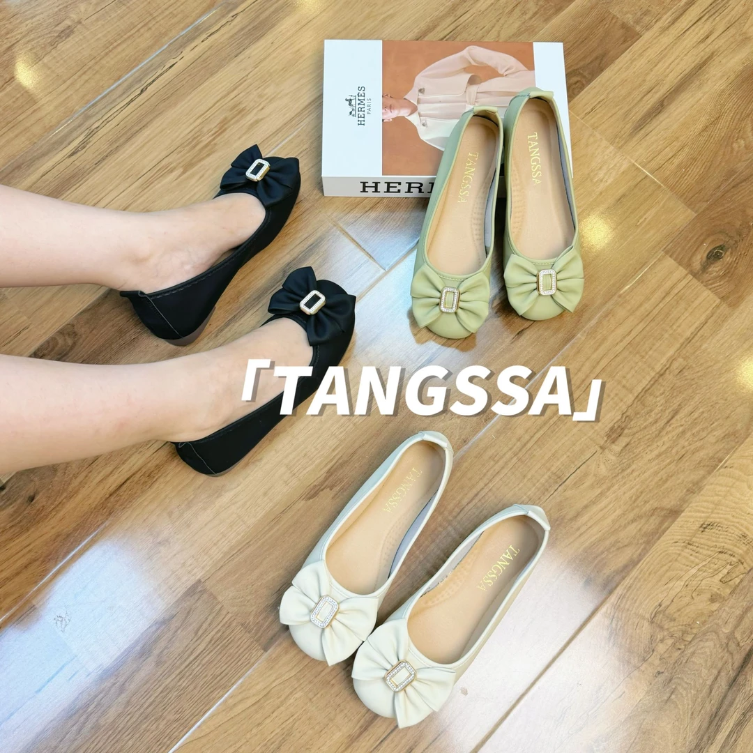 【强哥专属】新款女鞋百搭软底平底浅口跟鞋圆头夏季春秋6038