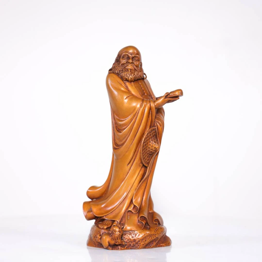 全铜  持鞋达摩摆件