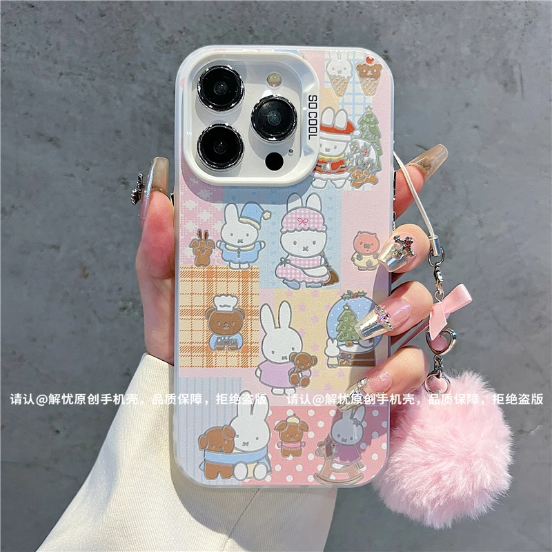 磨砂彩银适用苹果16/iPhone/华为荣耀/OPPO/VIVO/小米手机壳保护