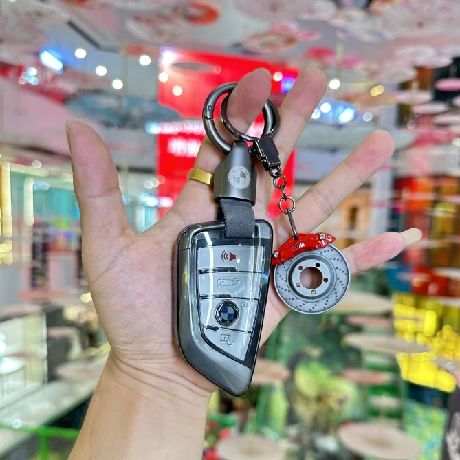 超薄裸感宝马刀锋钥匙套透明黑色钥匙壳5系3系X3X4X5X6高档钥匙扣