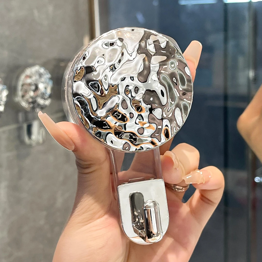 强力吸盘挂钩免打孔浴室门后无痕真空黏胶贴墙化妆室毛巾挂衣黏钩