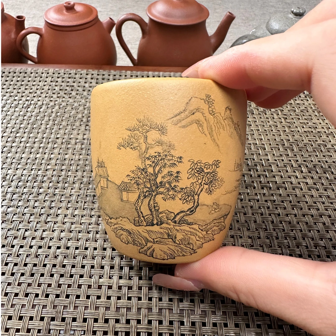 主播手绘段泥主人杯粉丝福利非卖品