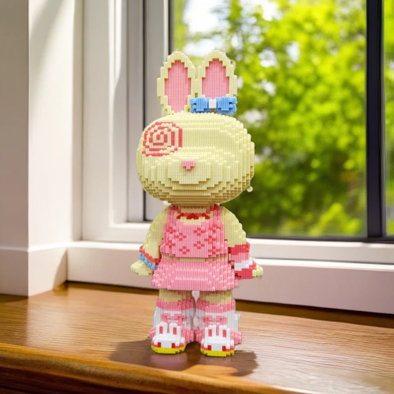 萌拼55厘米Momo派益智拼接颗粒玩具积男女潮个性酷帅礼物摆件
