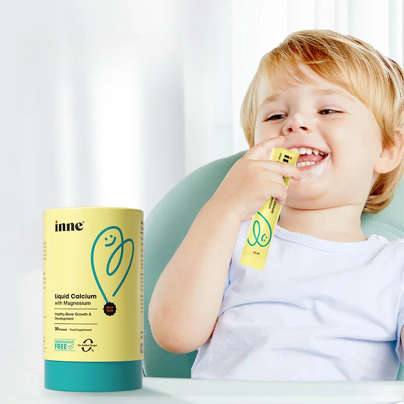 【草莓味】童年inne钙镁锌 小金条液体钙钙 柠檬酸钙锌固体饮料