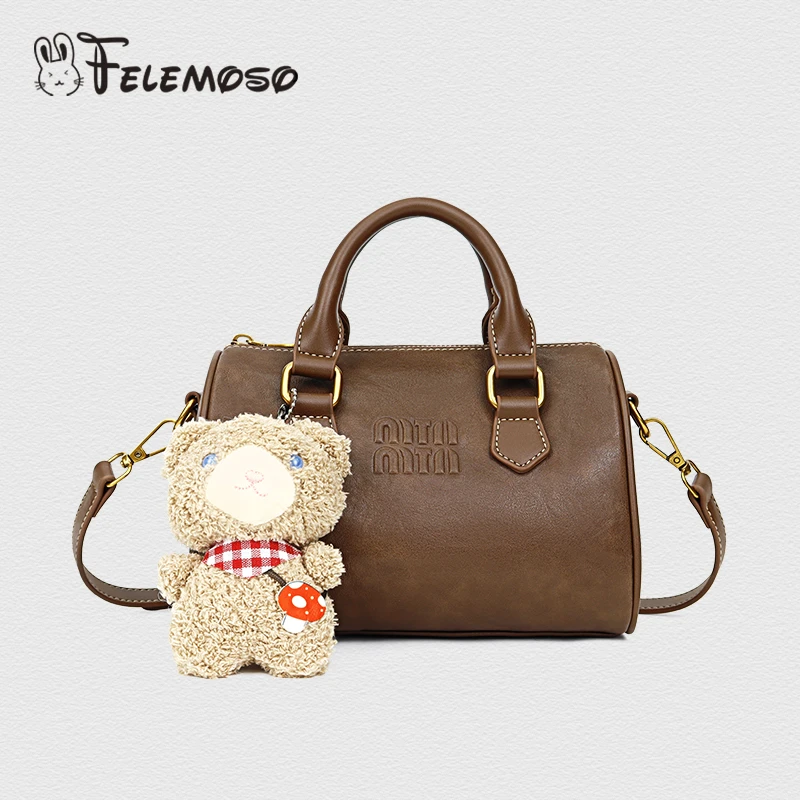 【娘娘专享】FELEMOSO-出游街拍时尚纯色单肩包